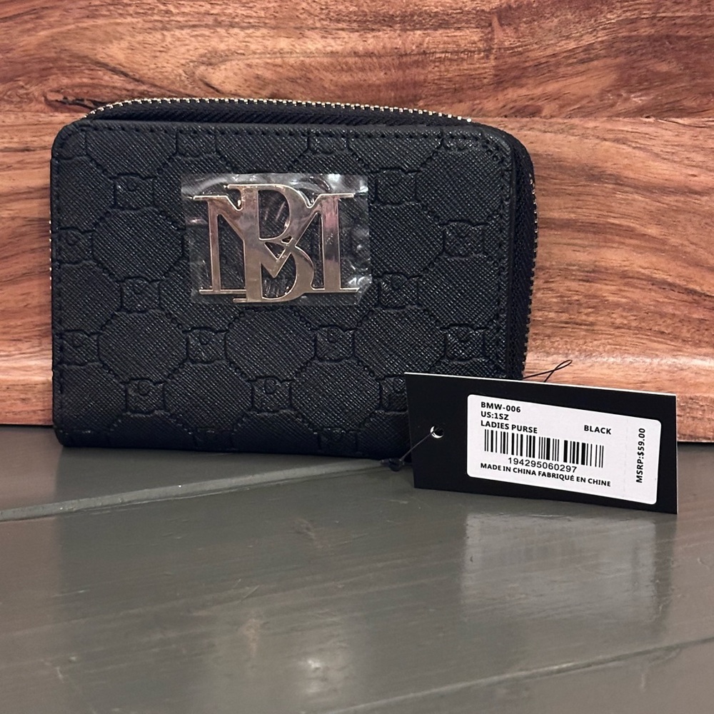 Badgley Mischka Zip-Around Wallet - Picture 2 of 6